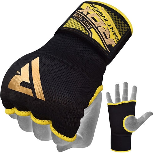 RDX 75CM GEL INNER GLOVES WITH WRIST STRAP/Blk-4